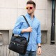 Genuine Leather Briefcase Laptop Shoulder Bag