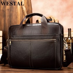 Mens Genuine Leather Briefcase