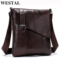 Mens Leather Messenger Bag