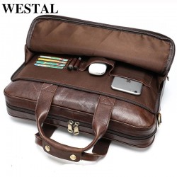 Mens Genuine Leather Briefcase