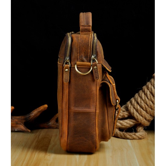 Genuine Leather Antique Style Briefcase