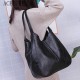 High Capcaity Soft PU Leather Vintage Tote